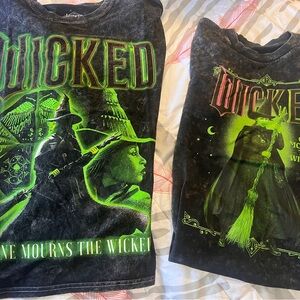 Official Wicked Graphic Tee - No One Mourns the Wicked Black and Green SM & M